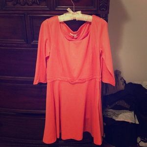 Lauren Conrad size 16 coral party dress
